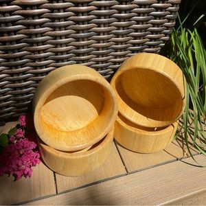 Modern Wooden Rosewood Bowls